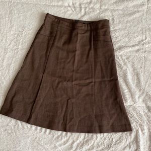 Brown skirt